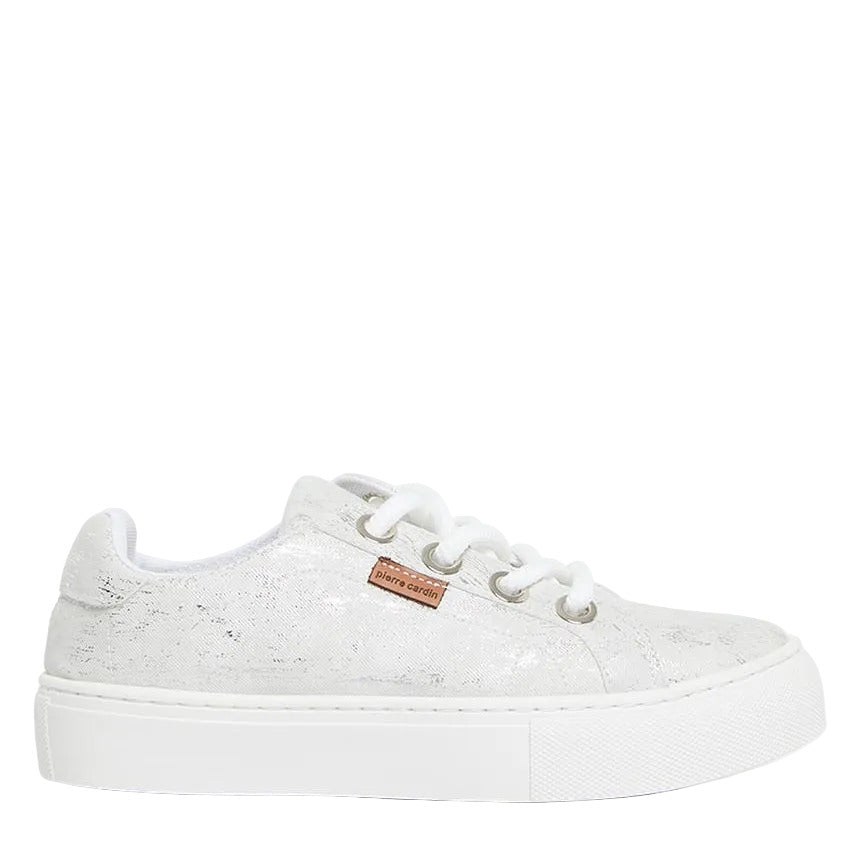 Pierre Cardin Lucie 6 Lace Up Sneaker - White