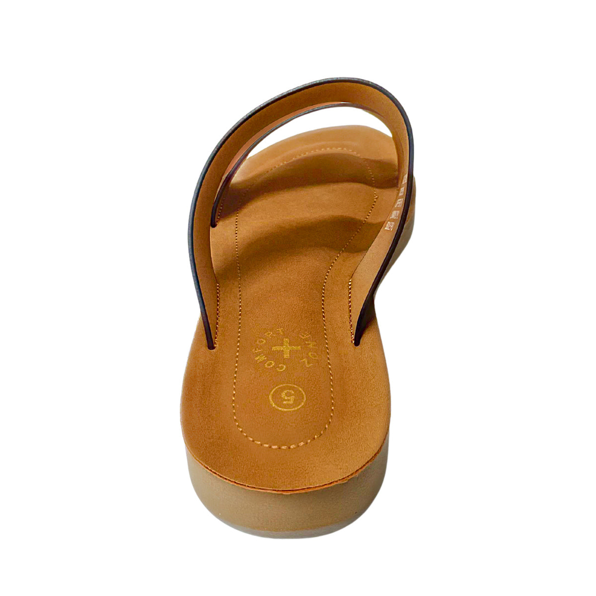 Double Strap Comfort Slip In - Black - rear view