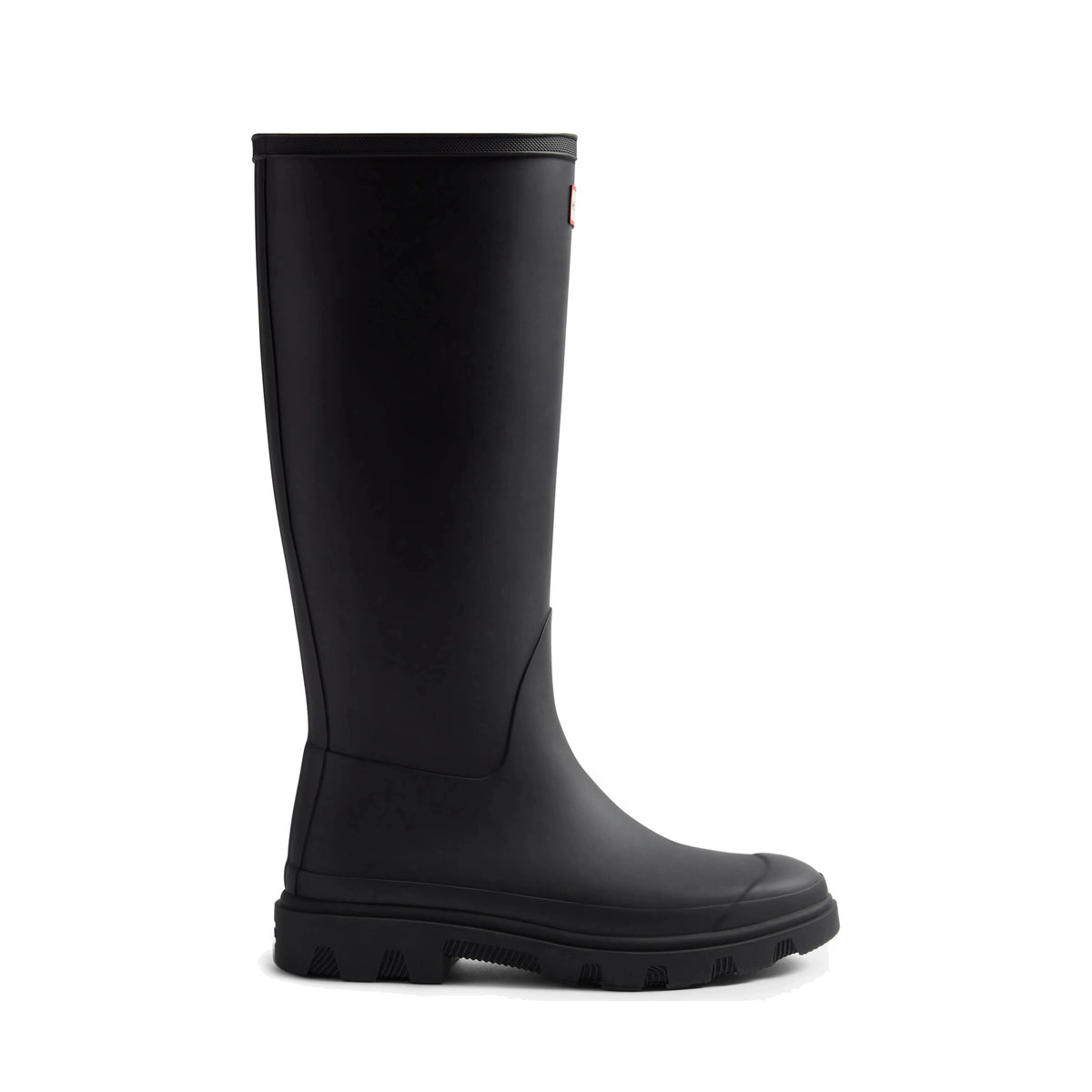 Hunter Downpour Tall Wellington Boot - Black – side view