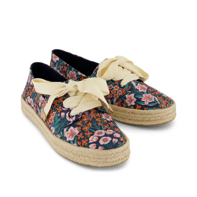 Toms Carolina Lace-up - Dark Teal Mountain Primrose image 2