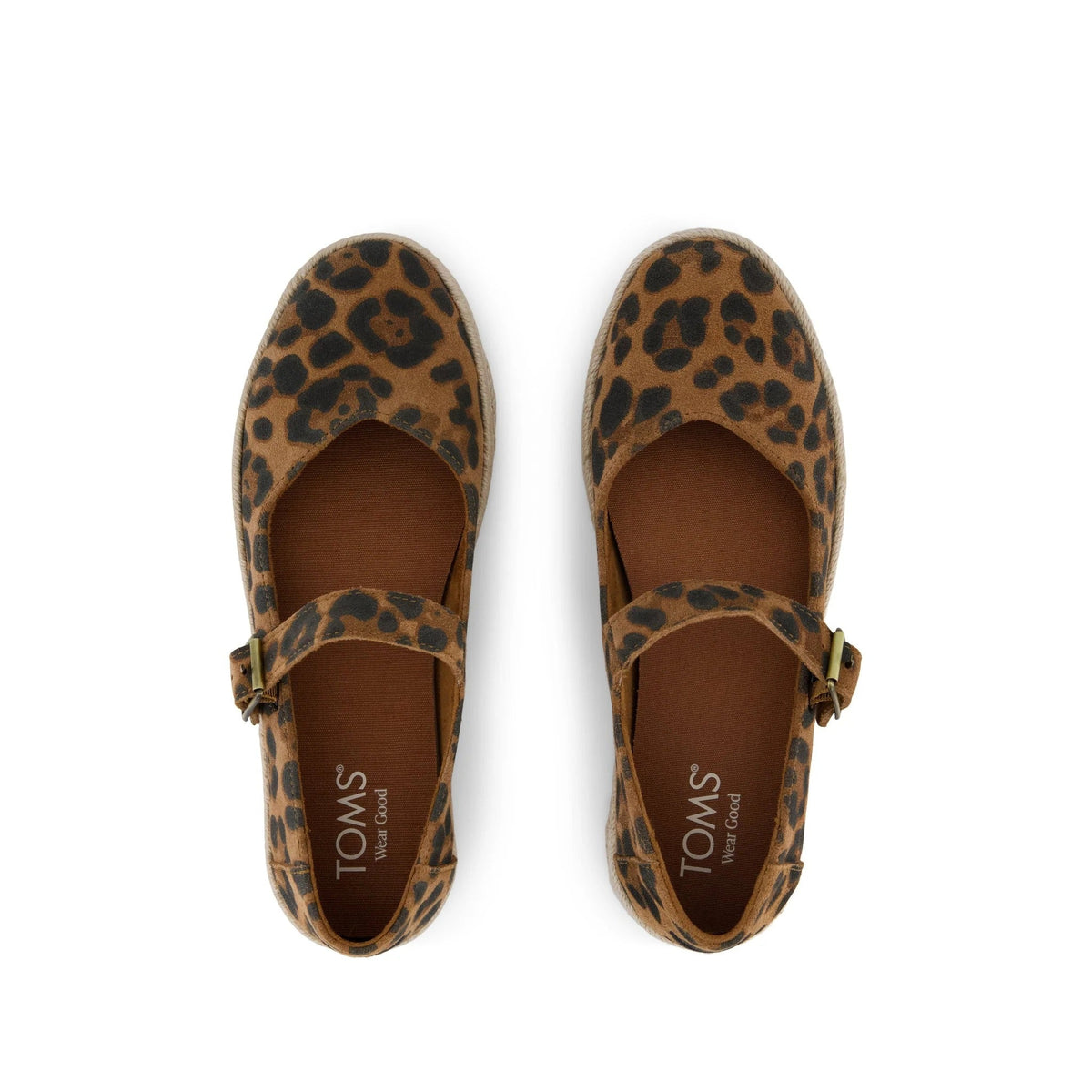 Toms Carolina Mary Jane Espadrille - Brown Sugar Leopard image 5
