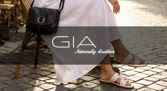 GIA Naturally Leather women’s shoes and handbag from Queue Shoes
