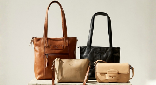 Women’s handbags and leather bags from Queue Shoes bag collection