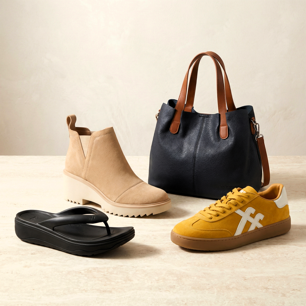 New women’s shoes, handbag, boots and sandals at Queue Shoes