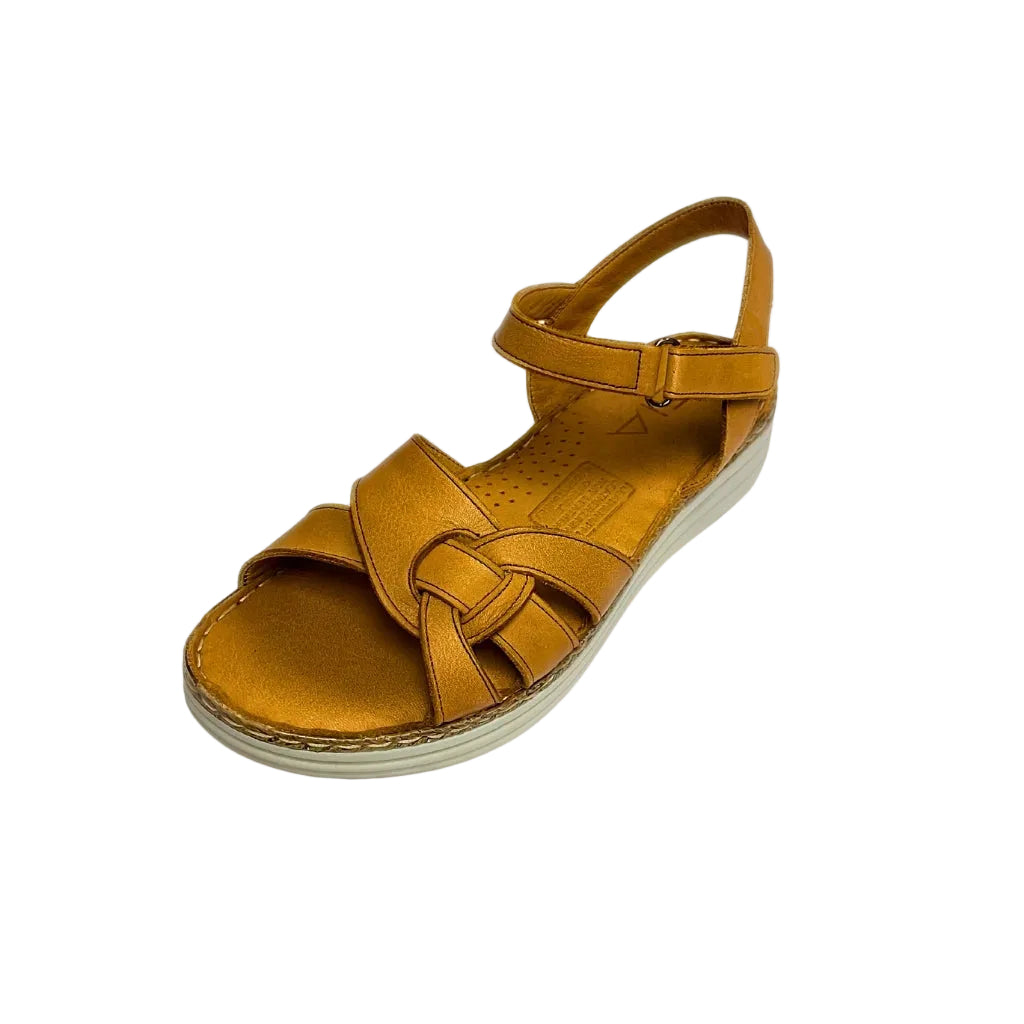 Gia Coconut Intertwined Flatform Sandal – product image 1