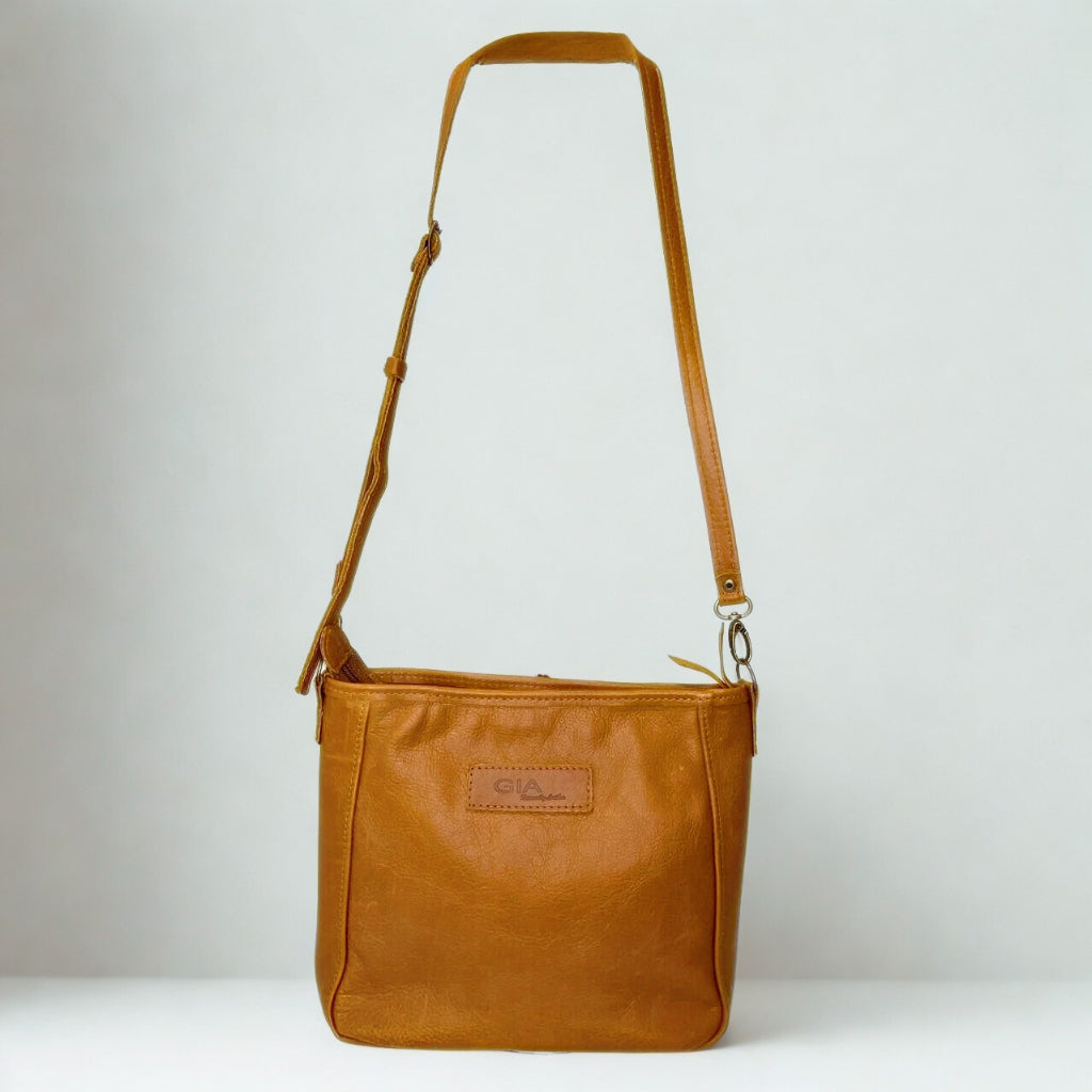 Gia toffee LEATHER CHARLENE bag