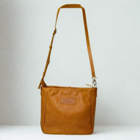 Gia toffee LEATHER CHARLENE bag