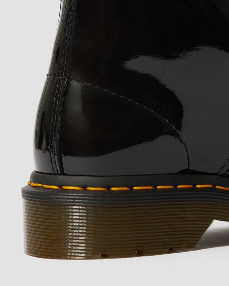 Dr Martens 1460 Patent Leather Lace Up Boots - Black