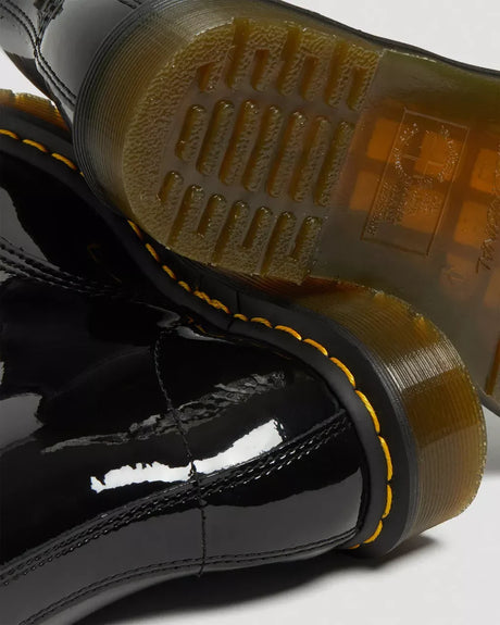 Dr Martens 1460 Patent Leather Lace Up Boots - Black