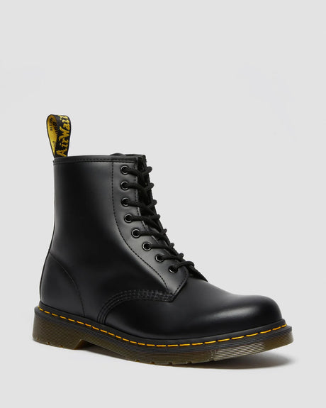 Dr Martens 1460 Smooth Leather Lace Up Boots - Black