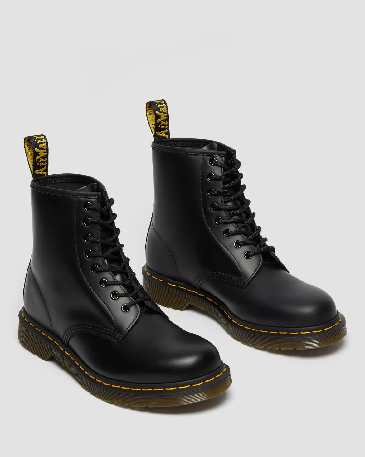 Dr Martens 1460 Smooth Leather Lace Up Boots - Black
