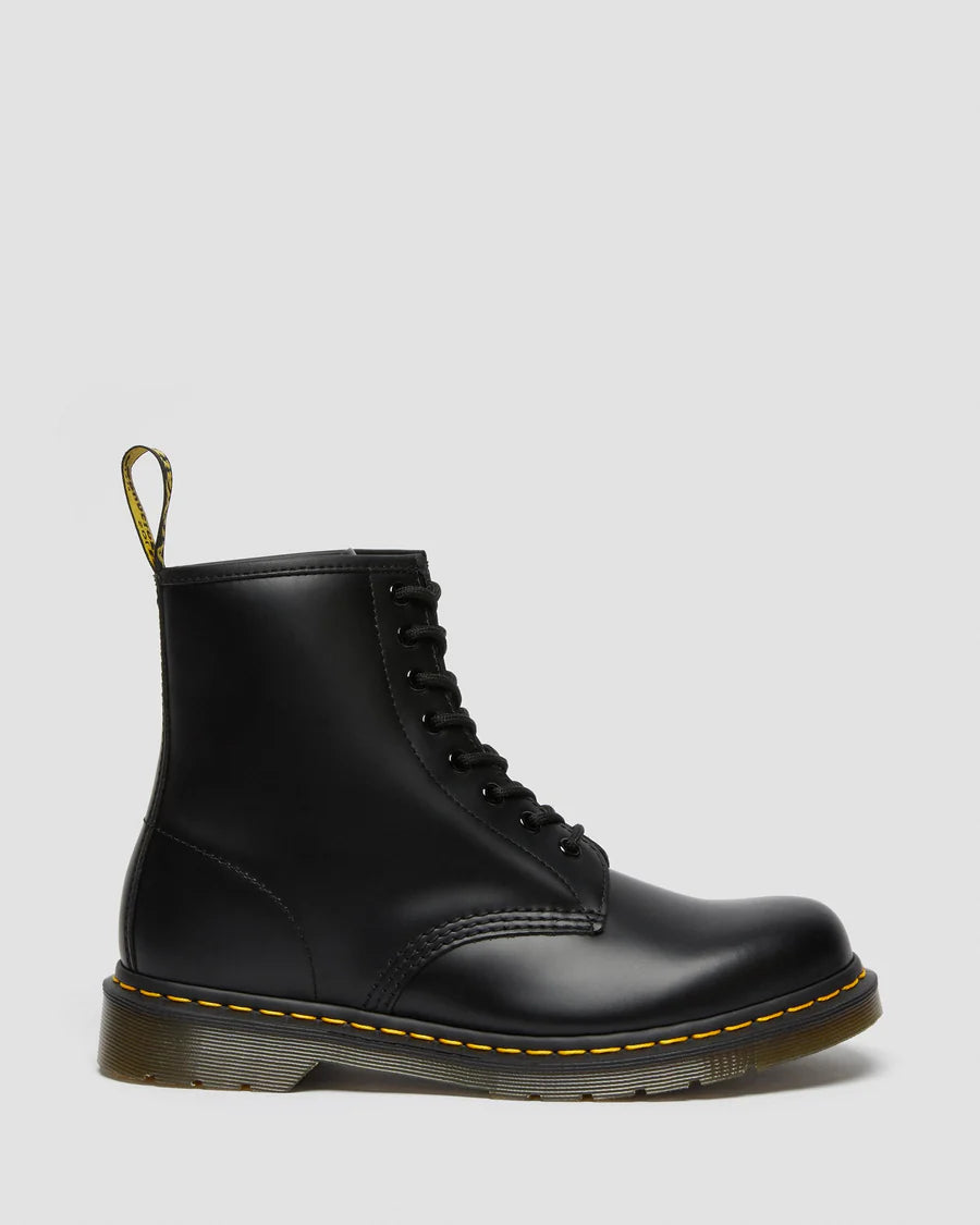 Dr Martens 1460 Smooth Leather Lace Up Boots - Black