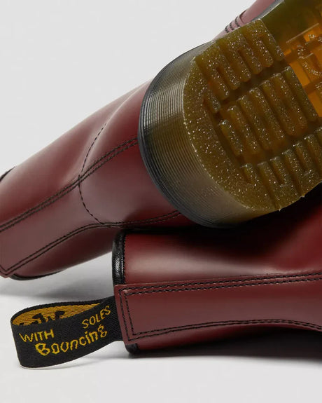 Dr Martens 1460 Smooth Leather Lace Up Boots - Cherry Red