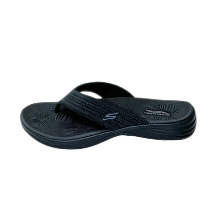 Skechers Black Arch Fit Radiance Lure Sandal – side view