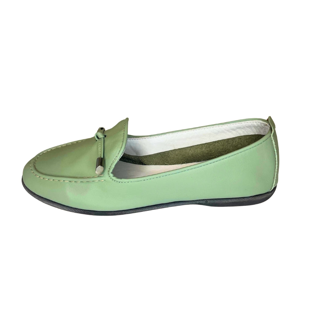 Gia green LEATHER COMFORT moccasin