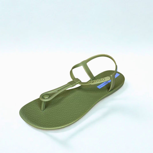 Ipanema green TOE POST slingback sandal