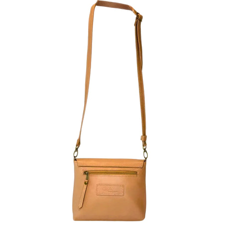 Gia Hazelnut Leather Morgan Sling Bag – side view