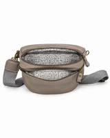 Gia Leather Lia Moon Bag - Pewter