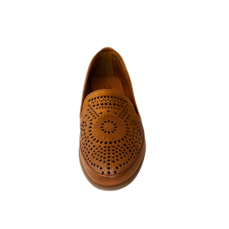 Gia Coconut Leather Cut Out Loafer – front view