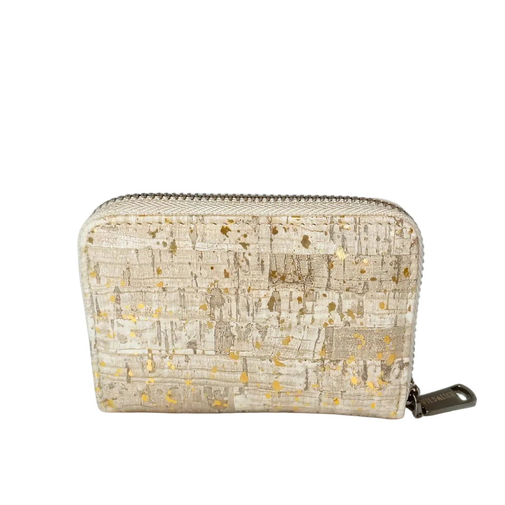 Wild Alice Cork Zip Around Purse – side view