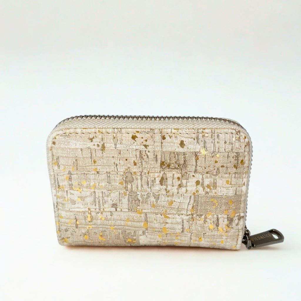 Wild Alice cork ZIP AROUND PURSE