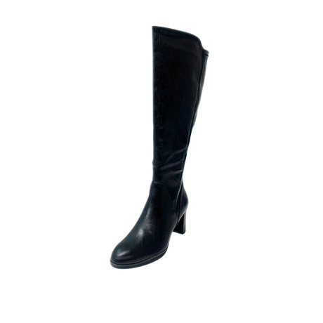 Long Heel Boot - Black