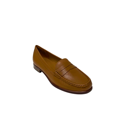 Gia Leather Loafer - Tan