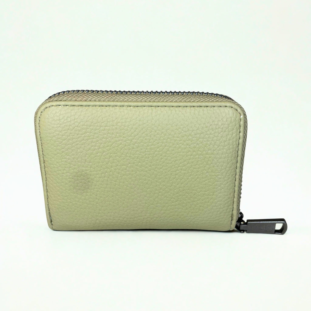 Wild Alice cream ZIP AROUND PURSE