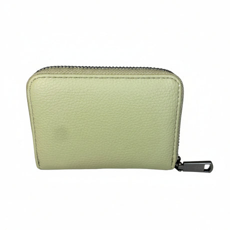 Wild Alice Cream Zip Around Purse – side view