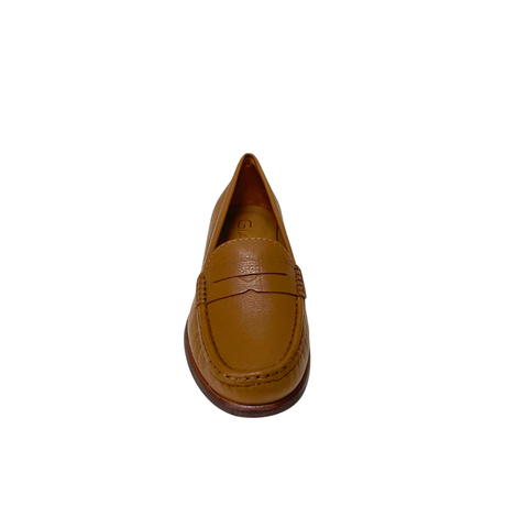 Gia Leather Loafer - Tan