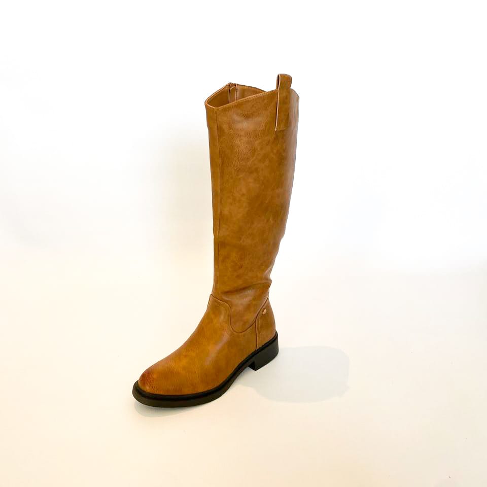 Miss Black Eagle 1 tan high boot Queue Shoes