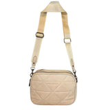Wild Alice Beige Quilt Crossbody Bag – product image 1