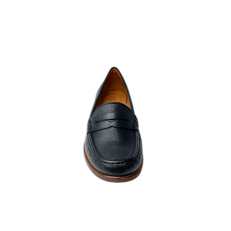 Gia Leather Loafer - Black