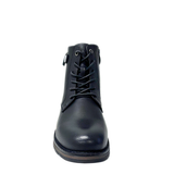 Savoy Metal Button Ankle Boot - Black
