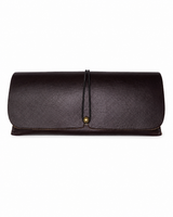Gia Leather Sunglasses Case - Brown