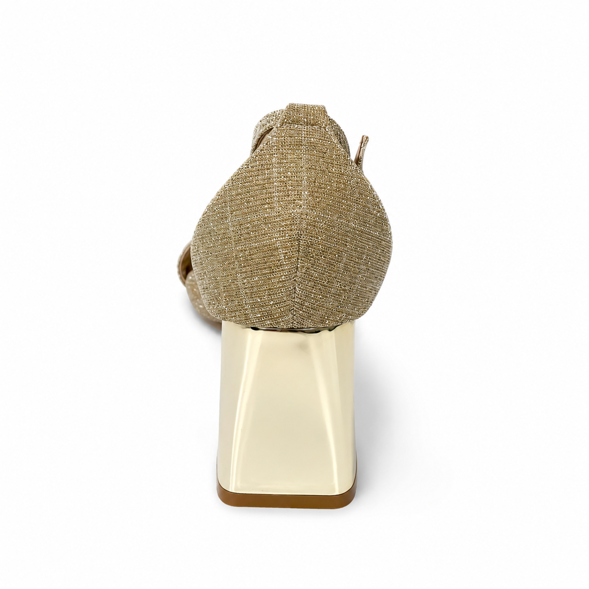 Wild Alice Glamour Block Heel - Gold