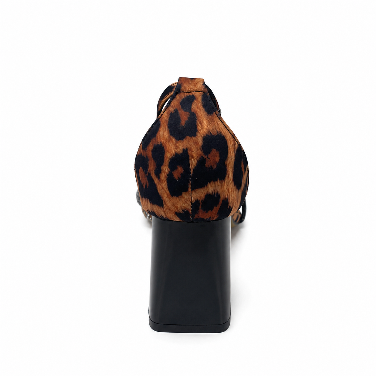 Wild Alice Glamour Block Heel - Leopard