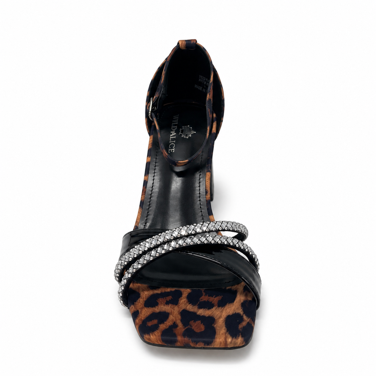 Wild Alice Glamour Block Heel - Leopard