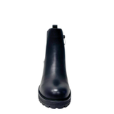 Savoy Block Heel Chelsea Boot - Black