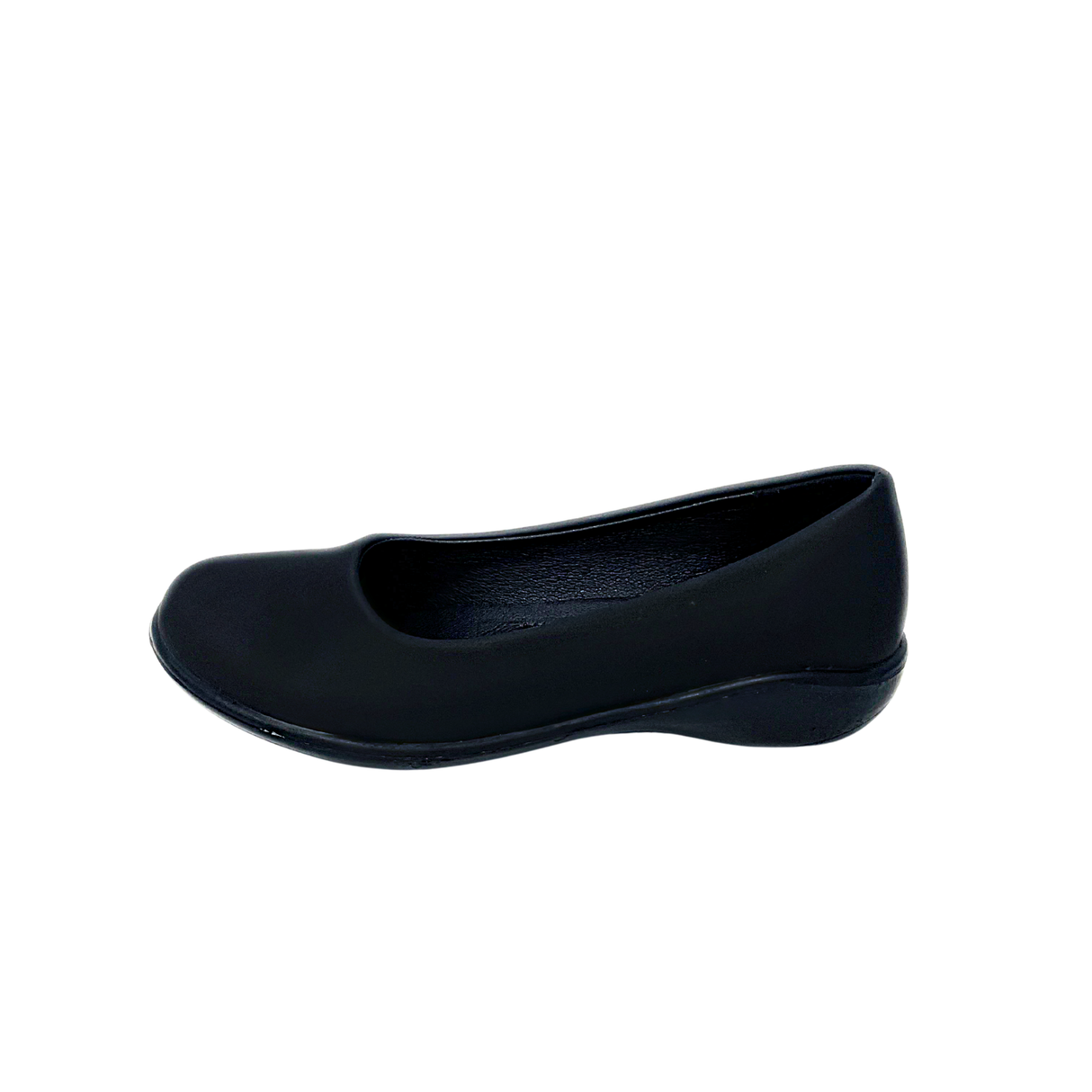 Footflex Push In Flats - Black