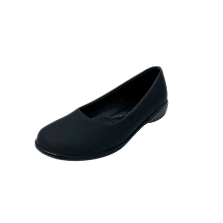 Footflex Push In Flats - Black