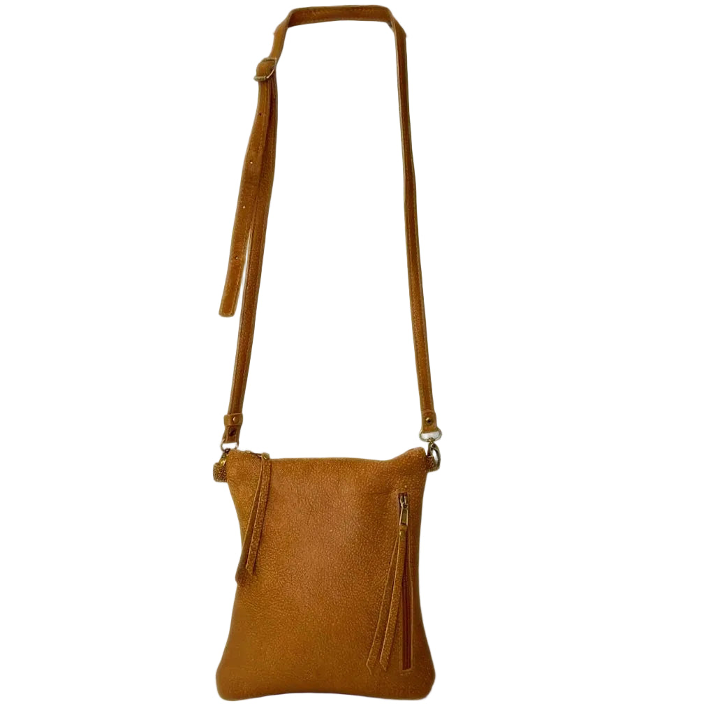 Gia Rustica Whisky 2 Tone Postman Bag – side view