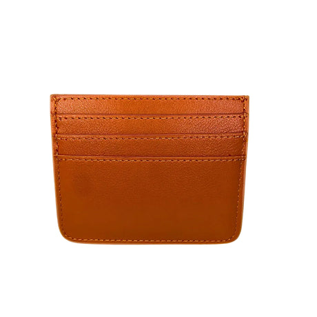Wild Alice Orange Cardholder – side view