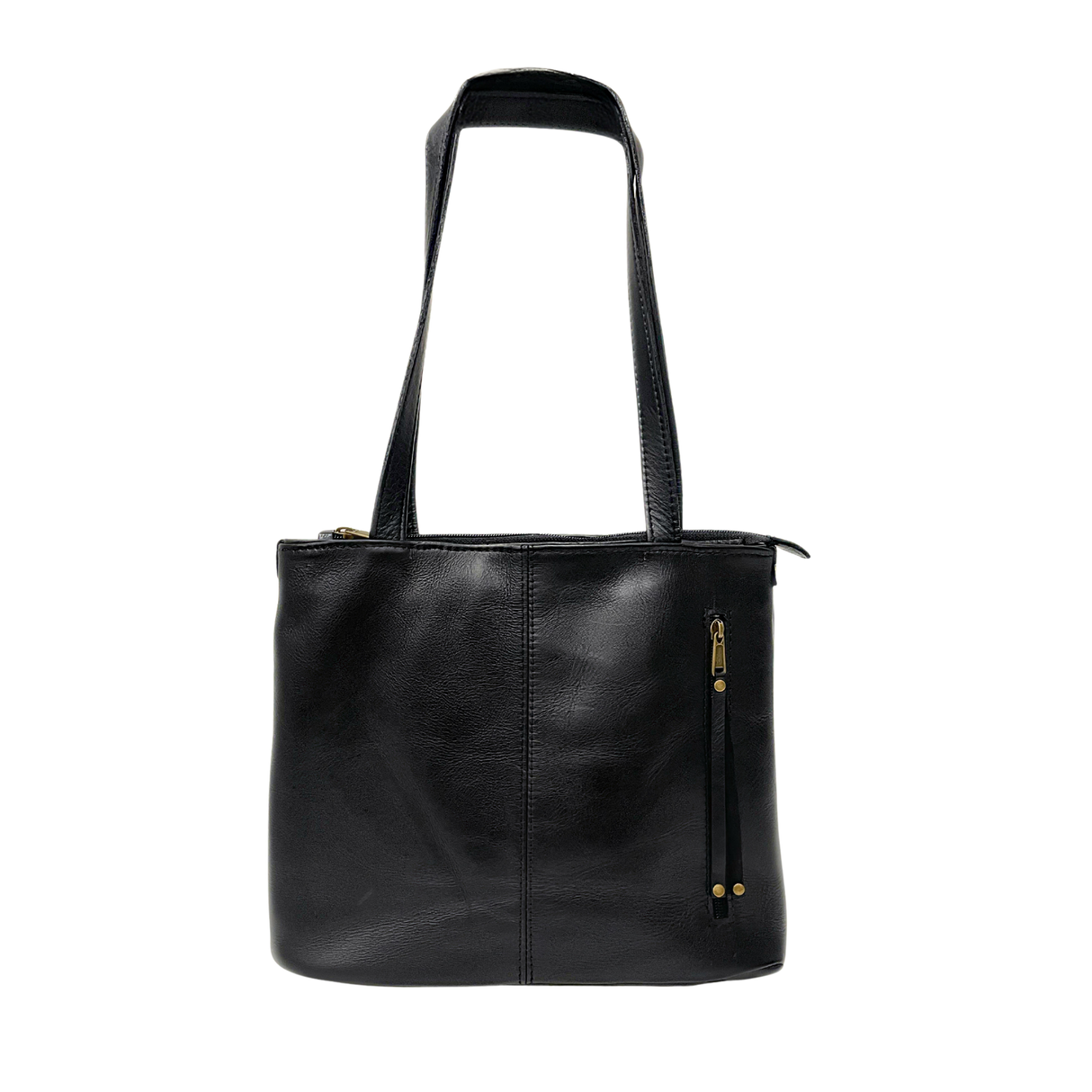 Gia Joss Leather Handbag - Black