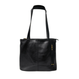 Gia Joss Leather Handbag - Black