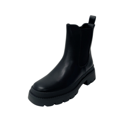 Savoy Chelsea Lug Boot - Black