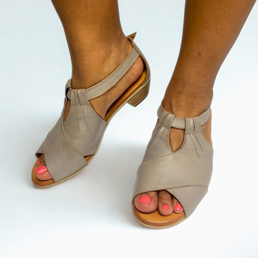 Gia stone PEEP TOE sandal