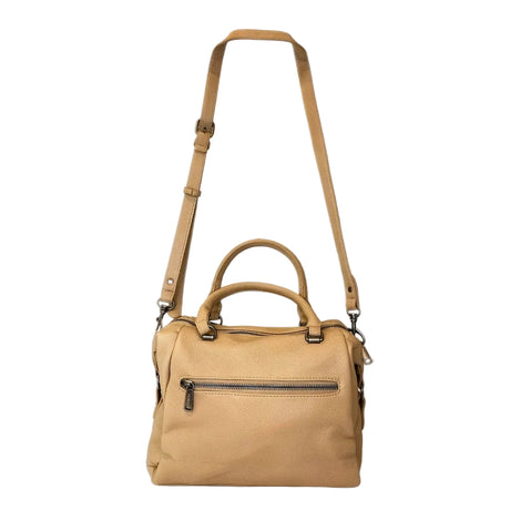 Wild Alice Camel Barrel Bag – side view