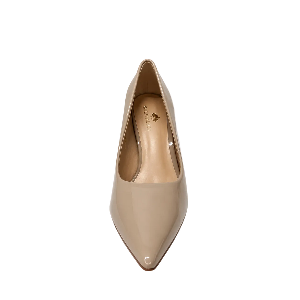 Wild Alice Pointy Court Heel - Nude