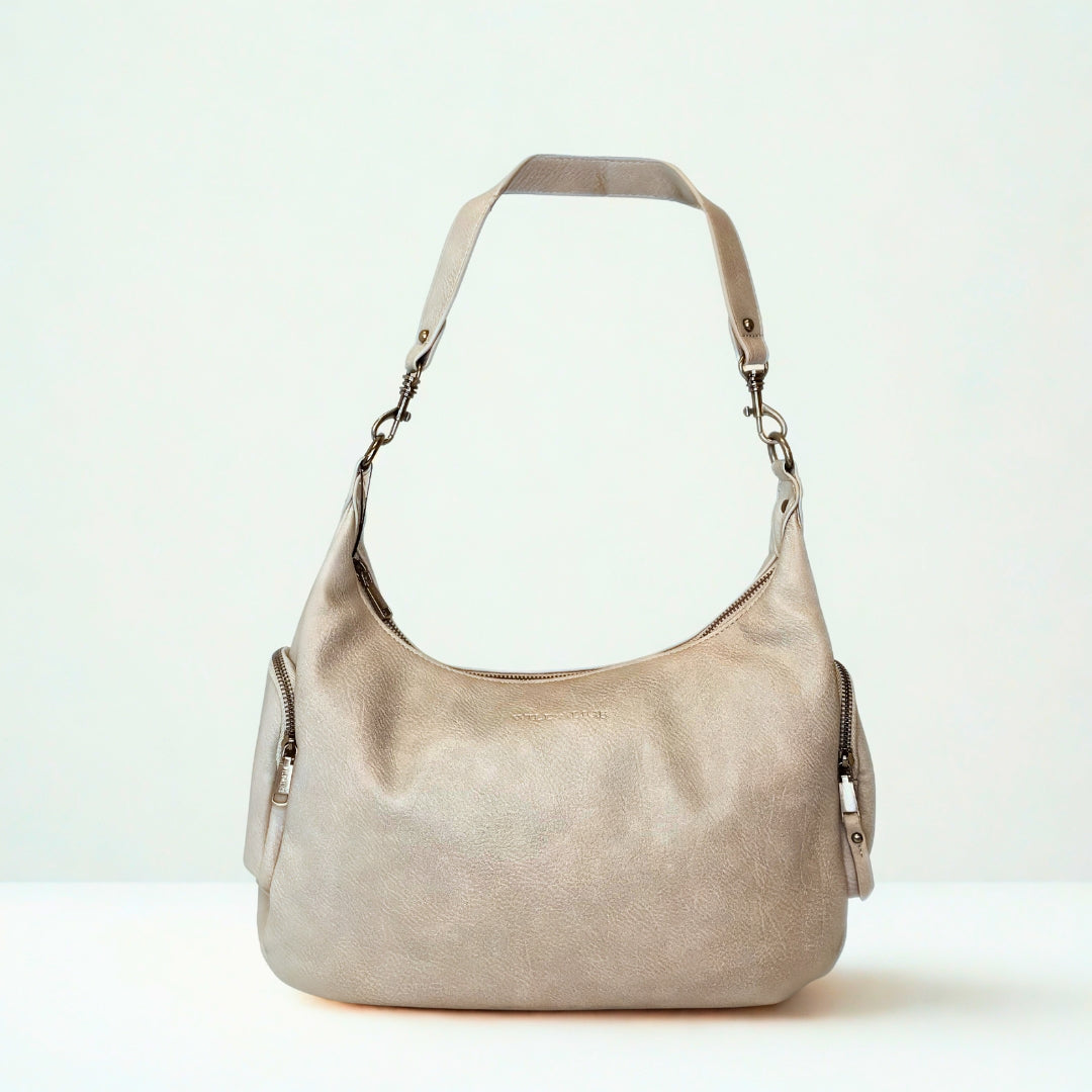 Wild Alice Grey Shoulder Bag With Side Pockets – product image 1